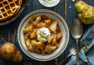Compote of Pears courtesy of Victorian Inspired Cookbook