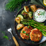 German Salmon Cakes courtesy of Sherloc Holmes recipes