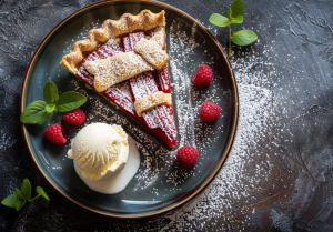 Rhubarb Wrangler Tart courtesy bof Sherlock Holmes Cookbook