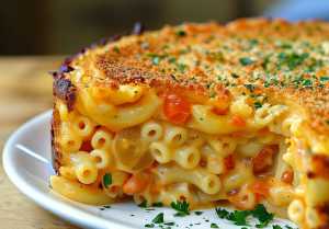 Scotland Yard Macaroni Pie courtesy of the Sherlock Holmes Cookbook