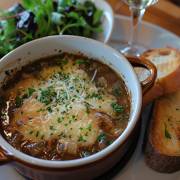 French Onion Soup - Culinary Journey with Sherlock Holmes