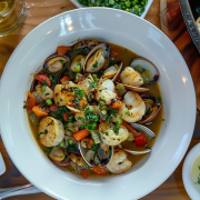Seven Fishes Stew - on the menu with Sherlock Holmes